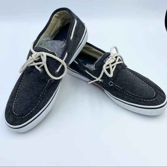 Sperry Top Slider Cloth Boat Shoes Sz 12 - Picture 12 of 12